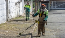 Equipes de Serviços Urbanos reforçam ações de limpeza e manutenção aos finais de semana