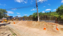 Semae Mogi das Cruzes inicia obras de coleta e tratamento de esgoto na Vila Mathias, em Saba&uacute;na
