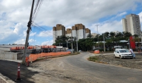 Desvio na rotat&oacute;ria da avenida Dante Jord&atilde;o Stoppa facilitar&aacute; tr&acirc;nsito e obras da Nova Perimetral