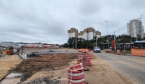 Avenida Dante Jord&atilde;o Stoppa ter&aacute; desvio a partir desta quinta-feira (28/5) para constru&ccedil;&atilde;o de rampa de novo viaduto
