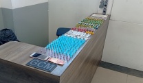 GCM prende suspeito por tr&aacute;fico e apreende mais de 360 por&ccedil;&otilde;es de entorpecentes em Jundiapeba