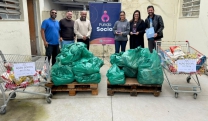 Secretaria de Educa&ccedil;&atilde;o e AFABAMC entregam doa&ccedil;&atilde;o de 517 quilos de alimentos para o Fundo Social