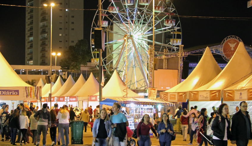 Quermesse da Festa do Divino será monitorada por câmeras com reconhecimento facial e drone, conectados aos bancos de dados de procurados e desaparecidos (Ney Sarmento/PMMC)