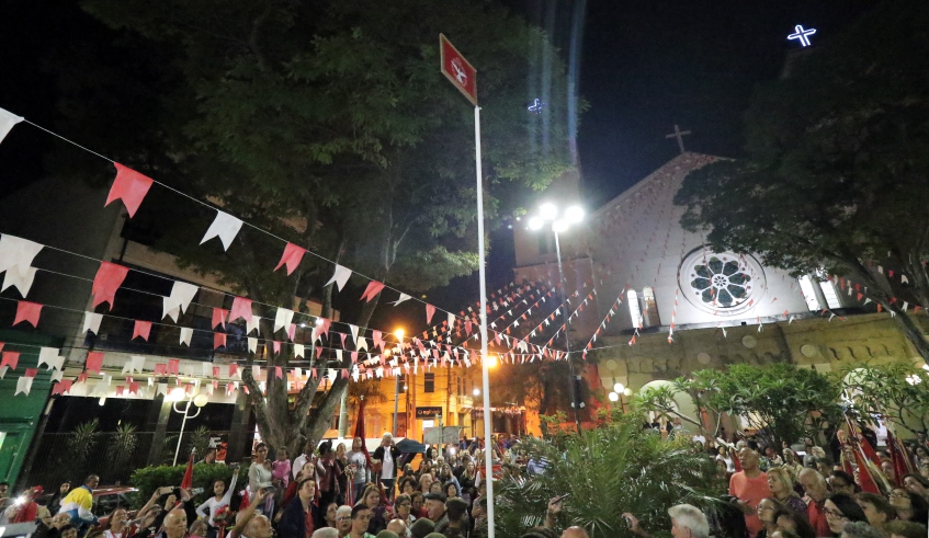 Festa deste ano tem como tema “Divino Espírito Santo: Renove a nossa Fé e a Transforme em Missão” e acontece até o dia 9 de junho (Ney Sarmento/PMMC)