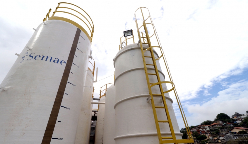 Semae investiu R$ 3,2 milhões na implantação de um sistema de esgotamento sanitário na Vila Andrade, em Sabaúna (Foto: Ney Sarmento/PMMC)