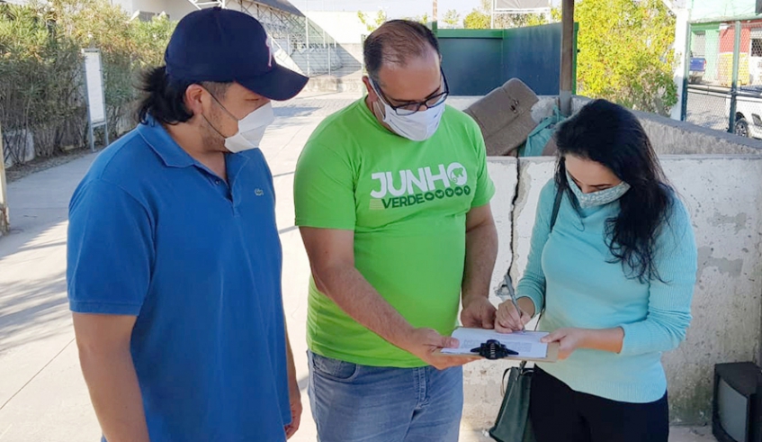 Atividade teve participação do vice-prefeito Juliano Abe; do secretário Daniel Teixeira de Lima, e da gerente executiva da ABREE, Mara Ballam (Foto: Divulgação)