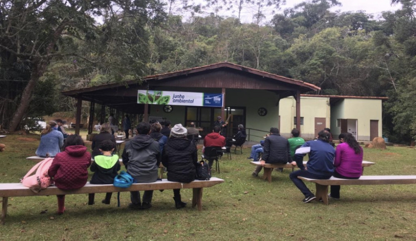 Palestra sobre orquídeas foi dada no Parque Municipal, como parte da programação do Junho Ambiental (Divulgação/SVMA)