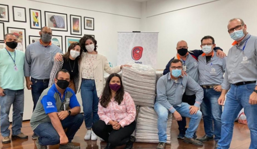 As equipes da Secretaria Municipal de Serviços Urbanos fizeram nesta semana uma doação à campanha Inverno Solidário, do Fundo Social de Mogi