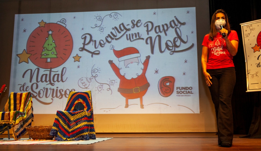 Lançada nesta quarta-feira, campanha Natal de Sorrisos 2021, do Fundo Social de Mogi, visa arrecadar brinquedos que serão doados a crianças como presentes de Natal (Pedro Chavedar/ PMMC)
