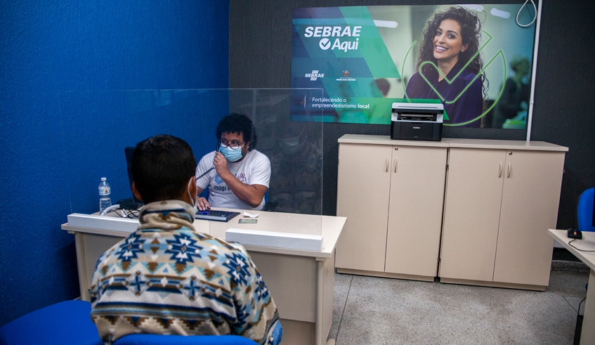 Sebrae Aqui é um canal de atendimento presencial voltado a micro e pequenos empreendedores que buscam orientações para alavancar seus negócios (Pedro Chavedar/PMMC)