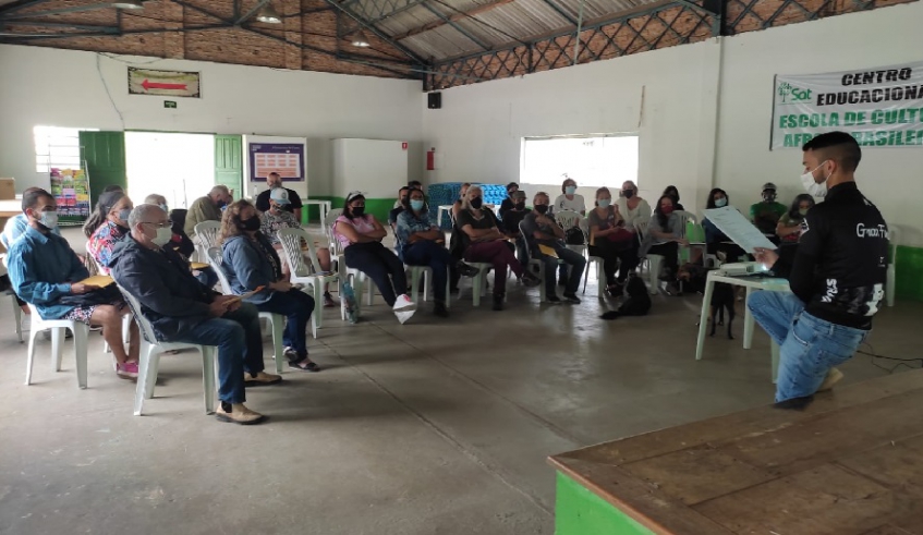 Terceiro módulo de formação da segunda turma do Curso de Educadores Ambientais ocorreu no dia 24 de novembro, na Sociedade Ambiental de Taiaçupeba (Divulgação/SVMA)