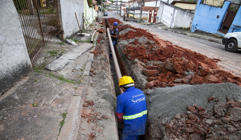 Setorização vai aperfeiçoar fornecimento de água e gerenciamento de pressão, agilizar manutenções e diminuir perdas na região leste da cidade (Foto: Pedro Chavedar/PMMC)