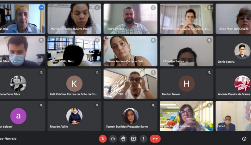 Os participantes também iniciaram a discussão do Plano de Trabalho para 2022 e foi sugerida a criação do Grupo de Trabalho de Educação Inclusiva. (Divulgação/PMMC)