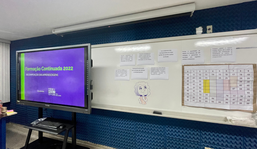 Os documentos abordados na formação são as Orientações Didáticas, elaboradas pela equipe do Deped a partir dos resultados das avaliações. (Divulgação/PMMC)