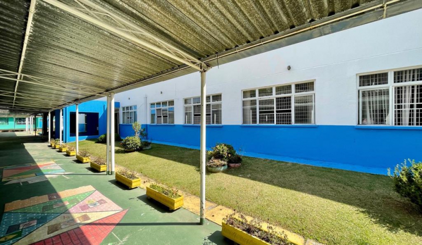 Unidades escolares receberam serviços de manutenção e zeladoria em abril (Divulgação)