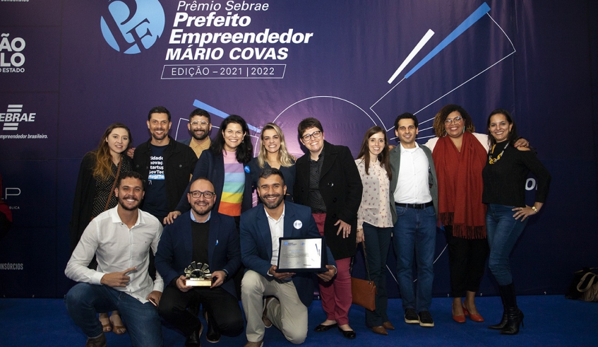 Mogi das Cruzes conquistou o Prêmio Sebrae Prefeito Empreendedor na Categoria Inovação e Sustentabilidade, com o projeto Mogi Tech Gov Experience (Pedro Chavedar/PMMC)