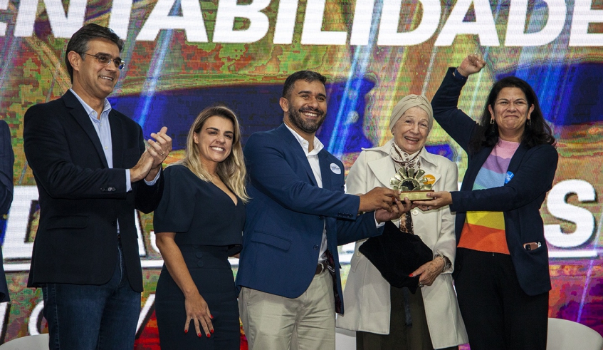 Mogi das Cruzes conquistou o Prêmio Sebrae Prefeito Empreendedor na Categoria Inovação e Sustentabilidade, com o projeto Mogi Tech Gov Experience (Pedro Chavedar/PMMC)