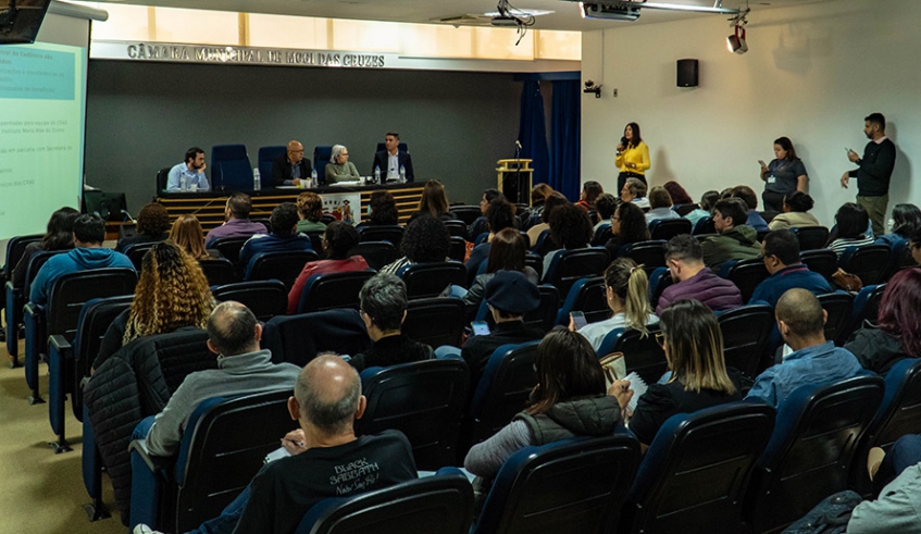 Equipe da Secretaria de Assistência Social esteve na Câmara Municipal na manhã desta sexta-feira, para a prestação de contas do segundo quadrimestre de 2022 (Divulgação/ PMMC)