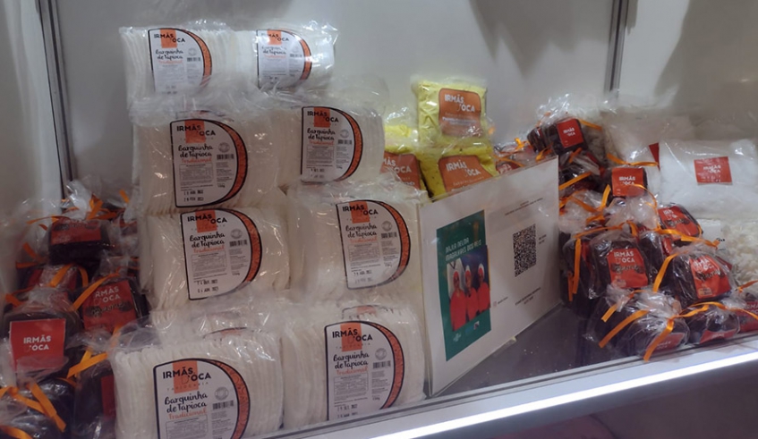 Grupos Irmãs D´Óca, Dons da Rua e D´Ellas Modas, originados e acompanhados pelo programa Conduz, expõem na Feira do Empreendedor do Sebrae, em São Paulo