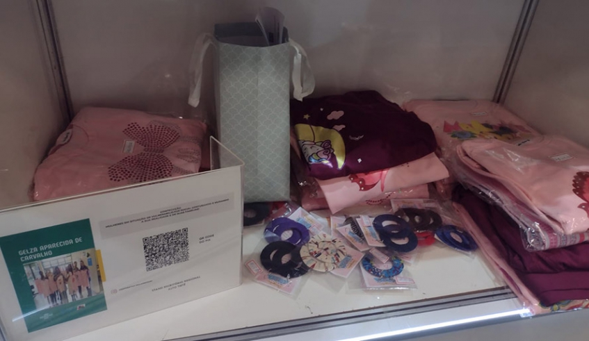 Grupos Irmãs D´Óca, Dons da Rua e D´Ellas Modas, originados e acompanhados pelo programa Conduz, expõem na Feira do Empreendedor do Sebrae, em São Paulo