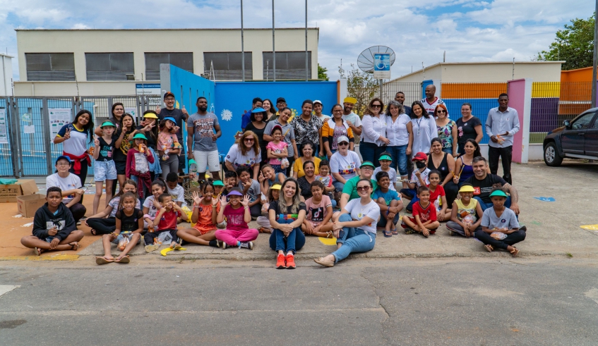 A ação, que aconteceu nos dias 25 e 26, mobilizou toda a comunidade, além de profissionais, educadores e as crianças. (Divulgação/PMMC)