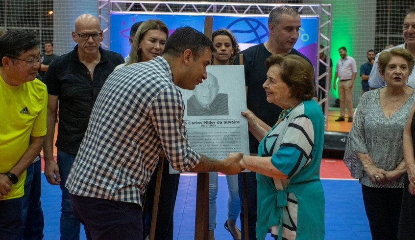 A Prefeitura de Mogi das Cruzes inaugurou no último sábado (10/12), o Ginásio Poliesportivo José Carlos Miller da Silveira - Tuta, na Nova Mogilar (Divulgação/PMMC)