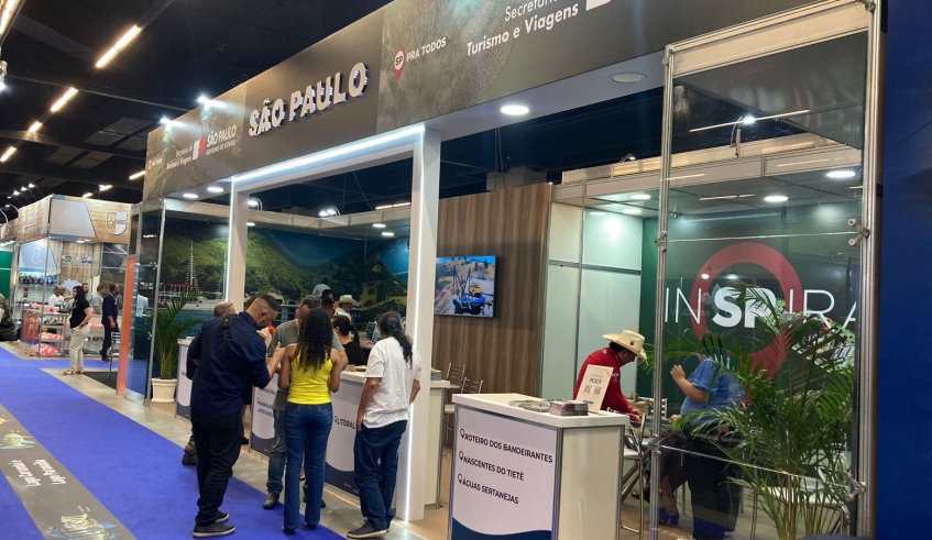 Mogi das Cruzes está divulgando seus atrativos turísticos no Pesca Trade Show, realizado em São Paulo e é o maior evento do segmento de pesca da América Latina (Divulgação)