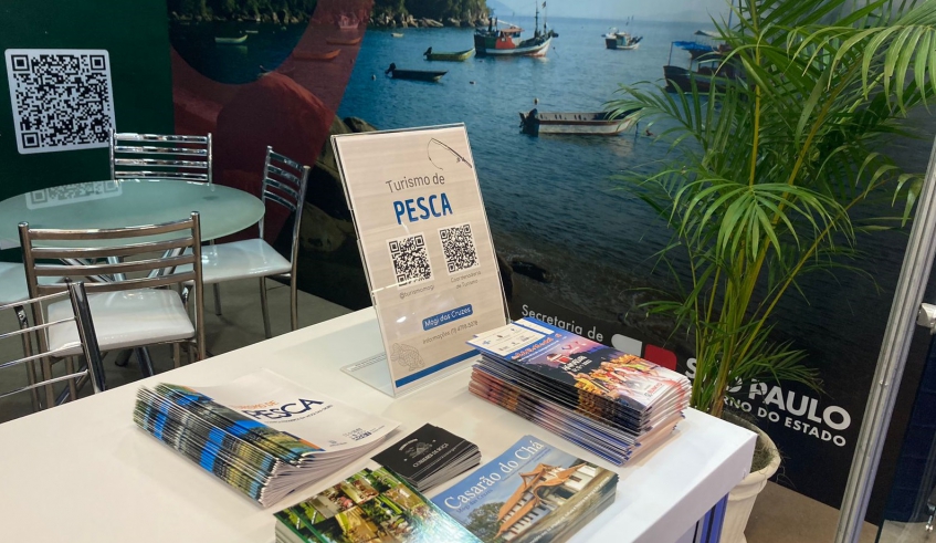 Mogi das Cruzes está divulgando seus atrativos turísticos no Pesca Trade Show, realizado em São Paulo e é o maior evento do segmento de pesca da América Latina (Divulgação)