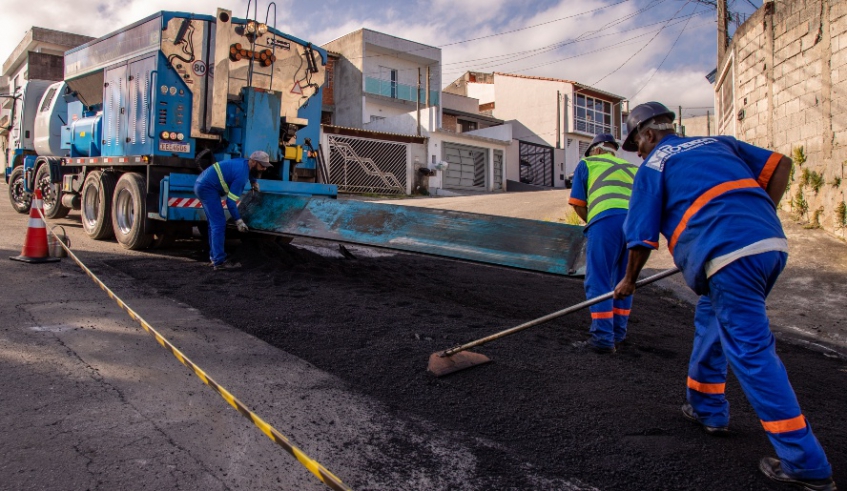 Em menos de três meses, Operação Tapa-Buraco chega a 10 mil atendimentos em Mogi das Cruzes (Warley Kenji/PMMC)