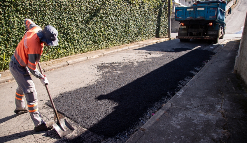 Em menos de três meses, Operação Tapa-Buraco chega a 10 mil atendimentos em Mogi das Cruzes (Warley Kenji/PMMC)