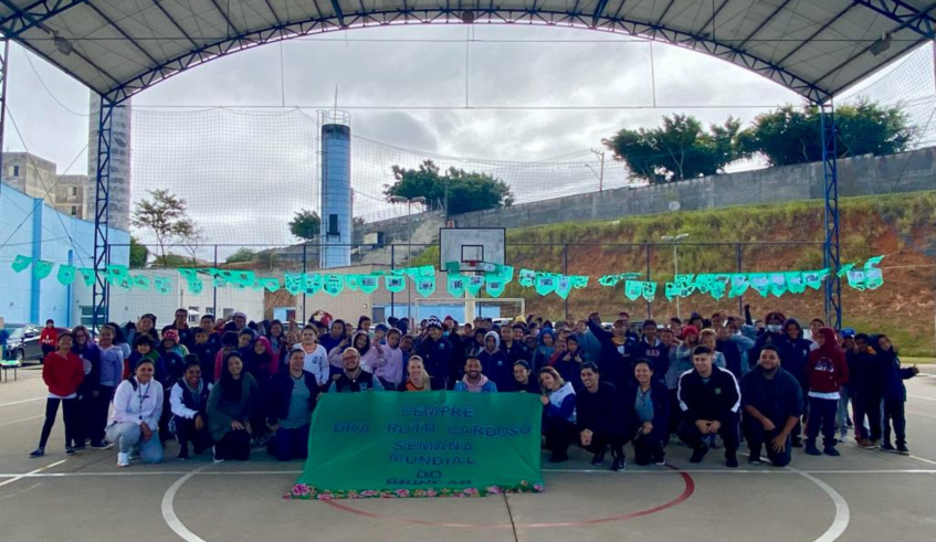 O Cempre Dra. Ruth Cardoso, no Jardim Layr, concluiu nesta segunda-feira (29/05) a Gincana da Semana do Brincar. (Divulgação/PMMC)