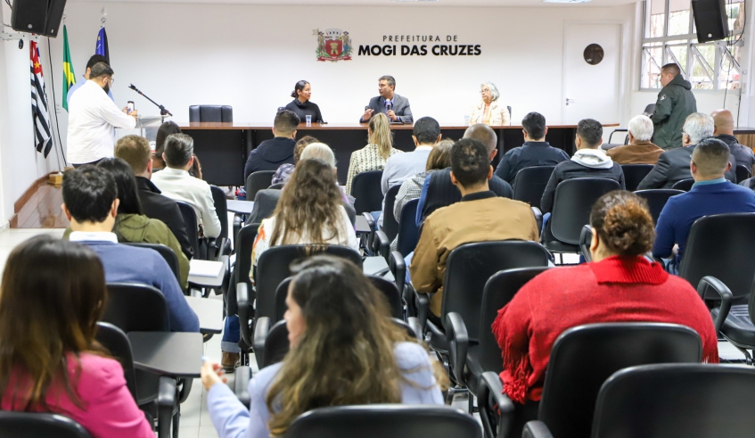 Na tarde desta terça-feira (30) foram nomeados os novos membros do COMPHAP , para a gestão de 2023 a 2025, no auditório da Prefeitura de Mogi das Cruzes (Divulgação/PMMC)