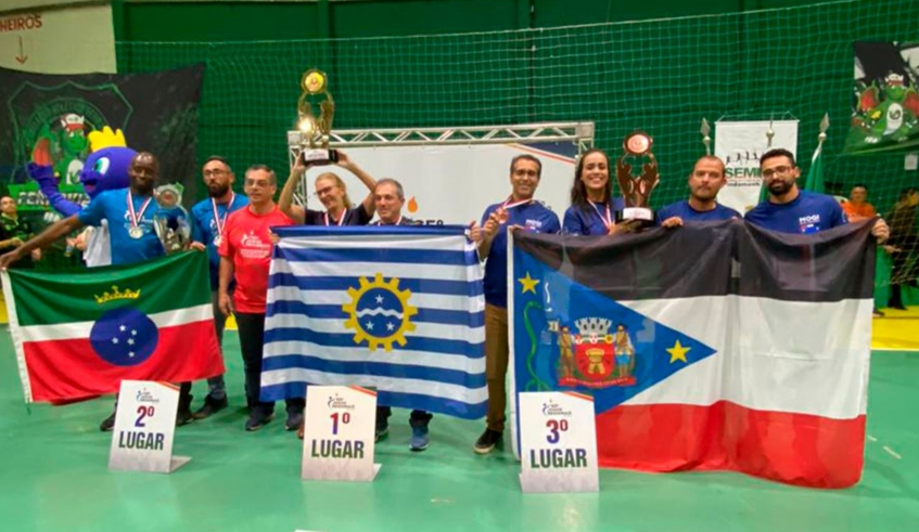 A delegação de Mogi das Cruzes conquista o terceiro lugar nos 65º Jogos Regionais, em Pindamonhangaba. Ao todo, todo os esportistas trouxeram para a cidade mais de 80 medalhas (Divulgação/PMMC)