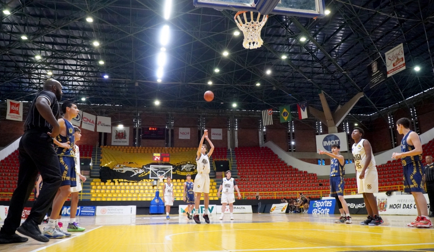 Nesta quarta-feira, os interessados podem acompanhar no Hugo Ramos, a rodada dupla entre o Mogi Basquete e o Esperia (sub 16 e sub 18), a partir das 16 horas (Warley Kenji/PMMC)