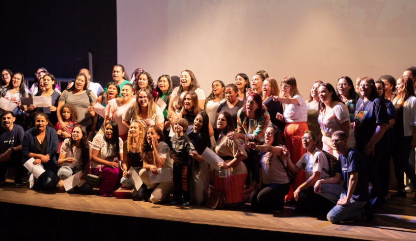 A Secretaria Municipal de Assistência Social promoveu, na tarde desta sexta-feira (18/08), cerimônia de formatura da fase 2 do programa Prospera Família (Warley Kenji/ PMMC)