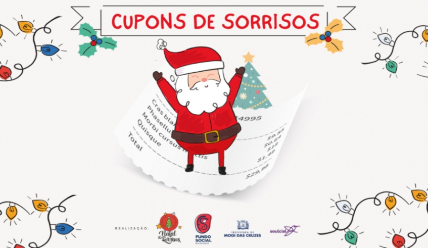 Campanha Cupons de Sorrisos, que será lançada nesta quinta-feira, é mais um fruto da parceria entre o Fundo Social e a Soulcial e vai beneficiar crianças em situação de vulnerabilidade