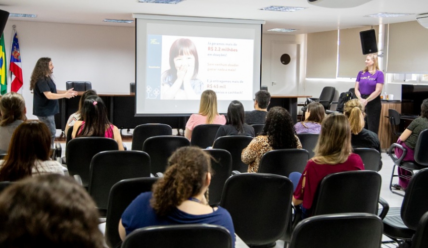 O Fundo Social, em parceria com a Soulcial, fez o pré-lançamento da campanha Natal de Sorrisos 2023, com a abertura da gincana Cupons de Sorrisos (Warley Kenji/ PMMC)