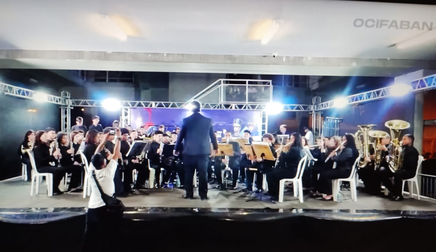 A Banda Sinfônica da EM Prof. Mario Portes foi a vice-campeã na categoria Banda Musical de Concerto Juvenil. (Divulgação/PMMC)