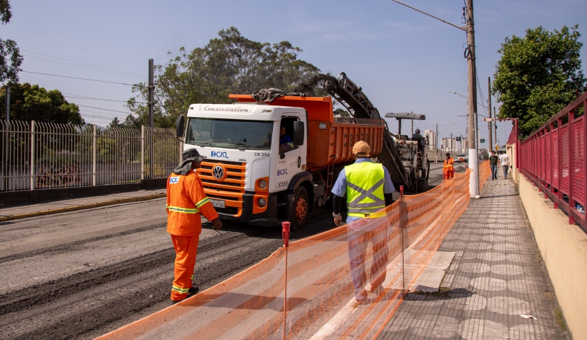 Programa Nova Mogi de Recuperação Asfáltica avança em seis vias do município nesta semana (Warley Kenji/PMMC)