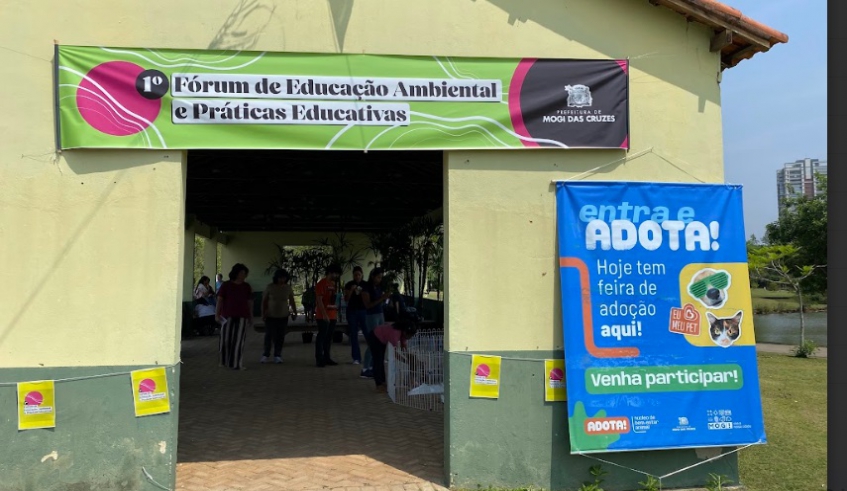 Fórum de Educação Ambiental aconteceu no Parque Centenário e contou com vários expositores, além de uma Feira de Adoção (Divulgação/PMMC)