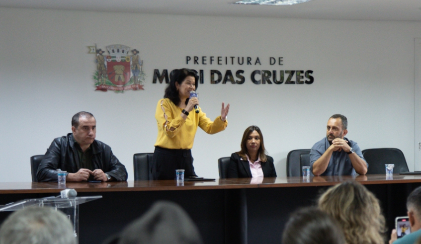 Os novos membros para a gestão 2023/2025 do Conselho Municipal de Políticas Sobre Drogas - CMPSD tomaram posse na manhã desta terça-feira (03/10) (Warley Kenji/ PMMC)