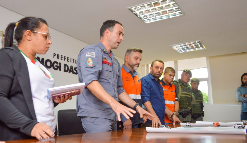 Treinamento discutiu as providências que devem ser adotadas por cada um dos órgãos em casos de emergência em caso de um possível atendimento (Divulgação/PMMC)
