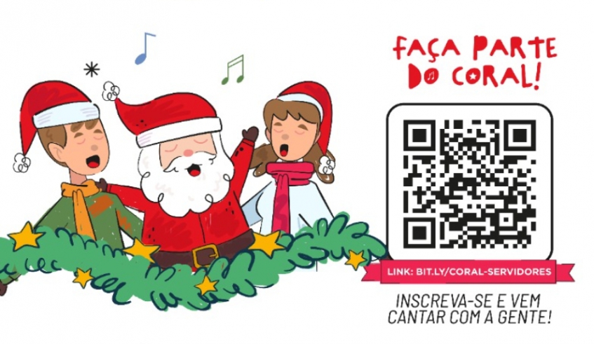 O Fundo Social, em parceria com a Orquestra Sinfônica, está novamente convocando servidores e servidoras, para se unirem ao coral de servidores e ensaiarem, rumo à apresentação de final de ano