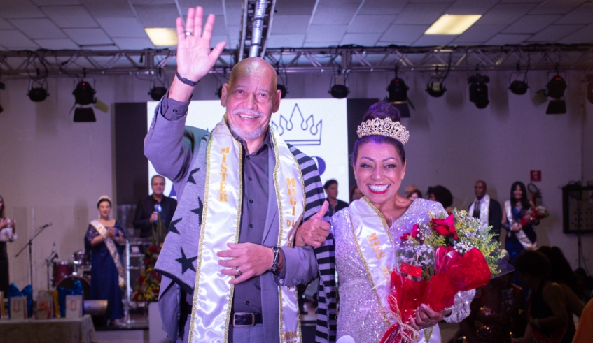 Concurso Miss e Mister Terceira Idade foi realizado em forma festiva no Clube Náutico Mogiano e elegeu os vencedores da edição 2023 (Warley Kenji/ PMMC)