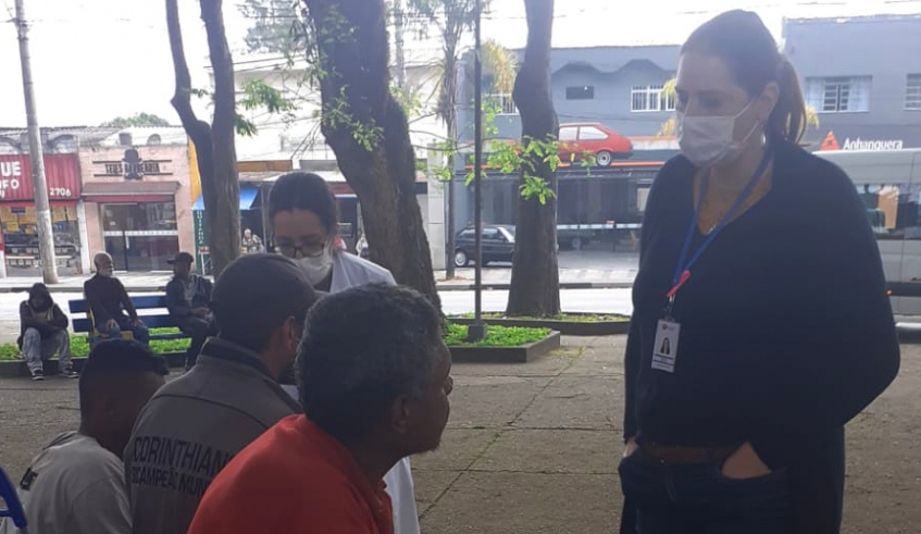 Abordagem social e CAPS AD realizam última ação conjunta do ano no atendimento a pessoas em situação de rua para encaminhamento a tratamento em saúde mental