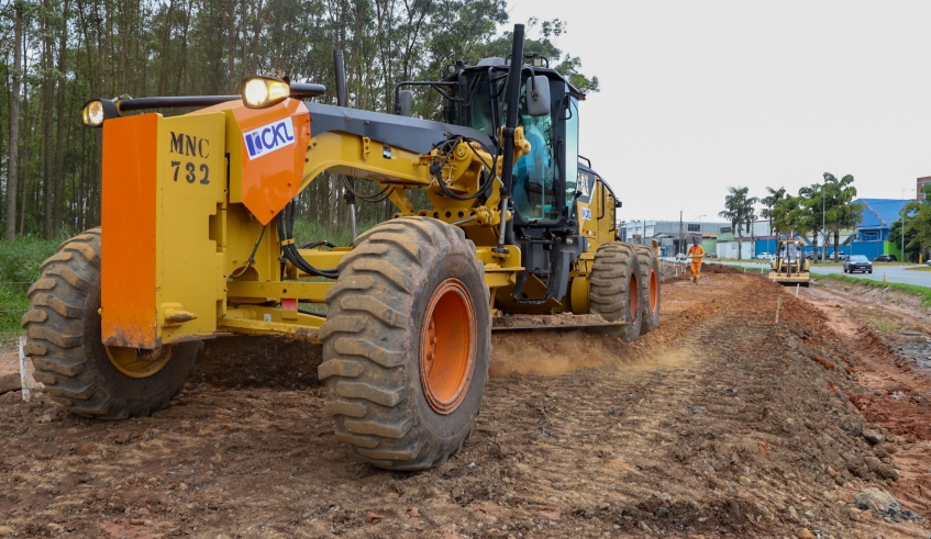 Programa Viva Mogi avança com obras do Corredor Nordeste na Avenida Francisco Rodrigues Filho (Divulgação/PMMC)