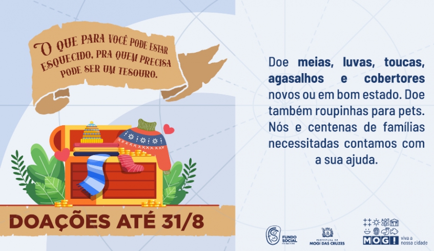 Passada a força-tarefa para ajudar o Sul, Fundo Social redireciona atenções à campanha Inverno Solidário, que segue em andamento até o final de agosto