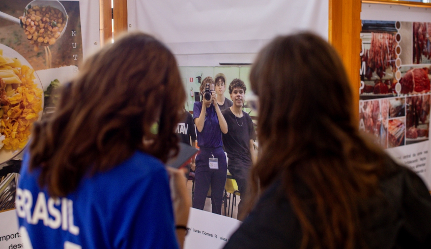 A mostra reúne obras de alunos da rede pública de ensino que participaram 1ª edição da Olimpíada Cultural de Mogi das Cruzes (Olimc) (Warley Kenji/PMMC)