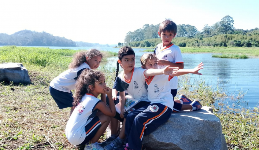 A escultura está localizada na antiga propriedade do pintor, em Taiaçupeba, inundada pela Represa do Rio Jundiaí no final da década de 1980. (Fabiano Spike)