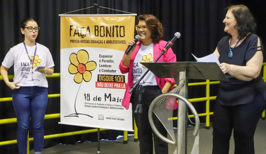 Roda de conversa foi realizada na manhã de terça-feira (14/05) e faz parte da programação do Maio Laranja, em combate ao abuso e exploração de crianças e adolescentes (Divulgação/ PMMC)